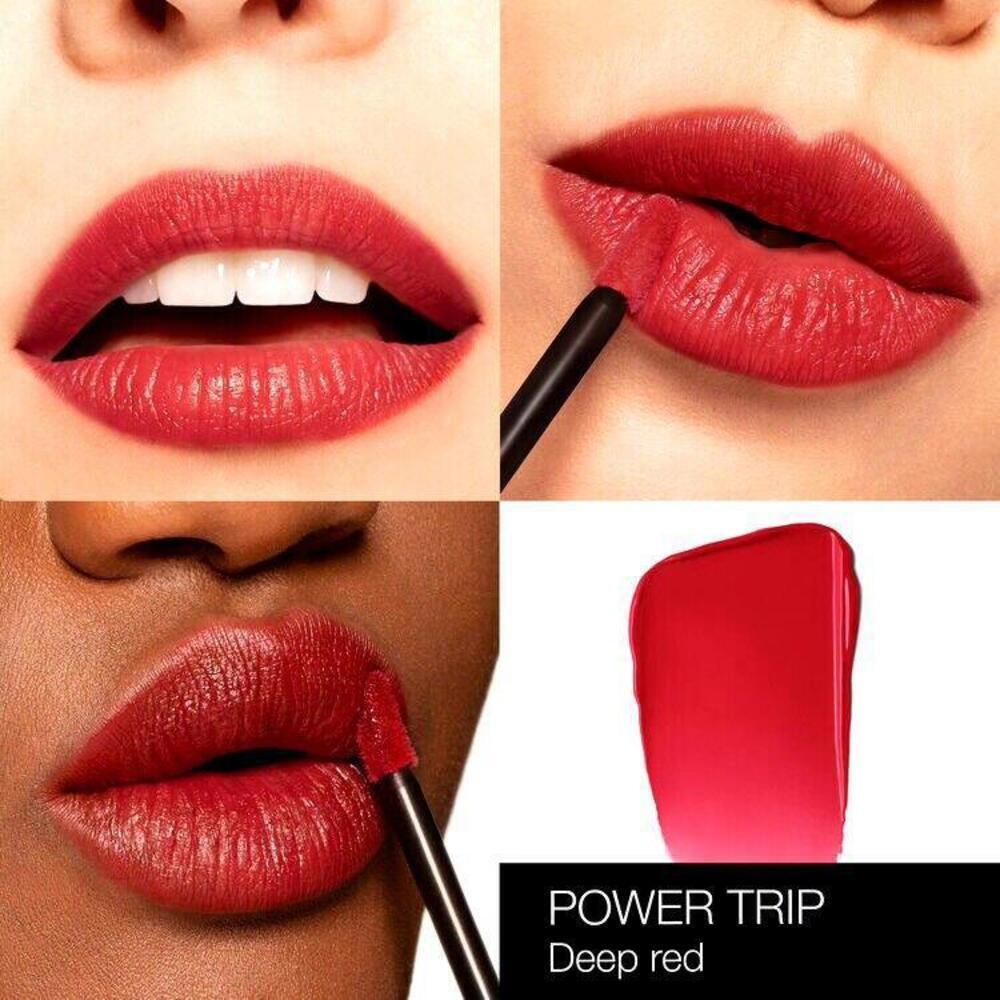 NARS Air Matte Lip Color Liquid Lipstick Power Trip Deep Red 0.24 Oz Full Size - Picture 4 of 5